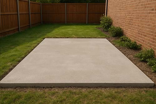 Concrete Shed Base